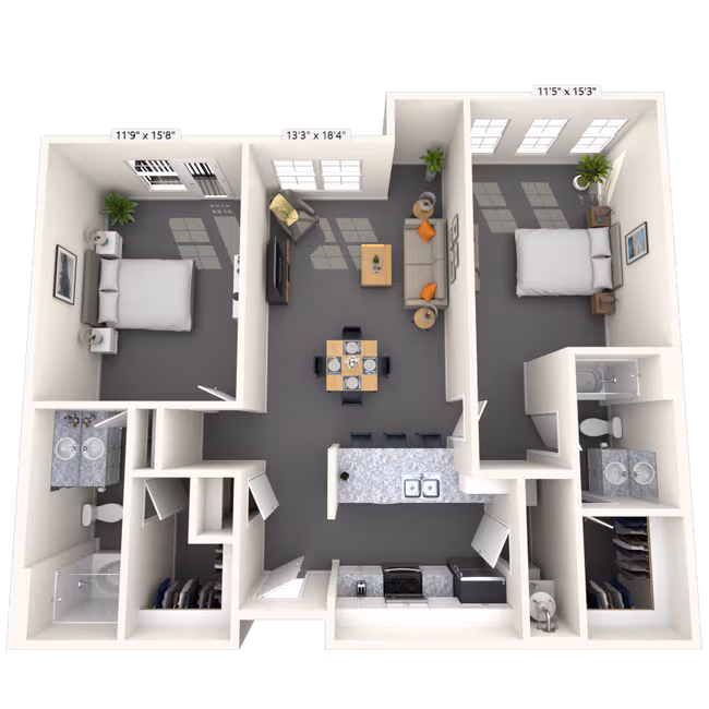 Unit 2350 2350 floor plan